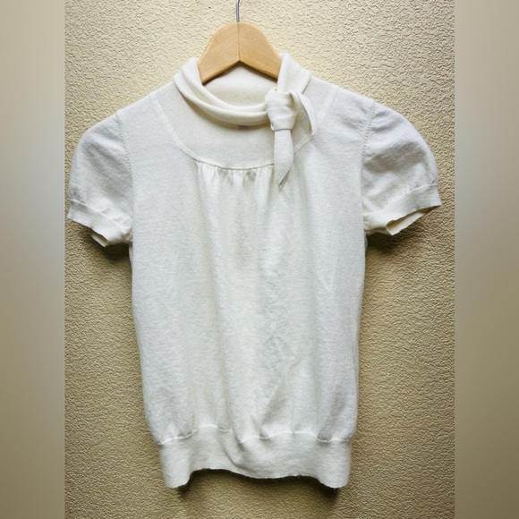 Banana Republic Ribbon Turtleneck Top - Picture 2 of 5